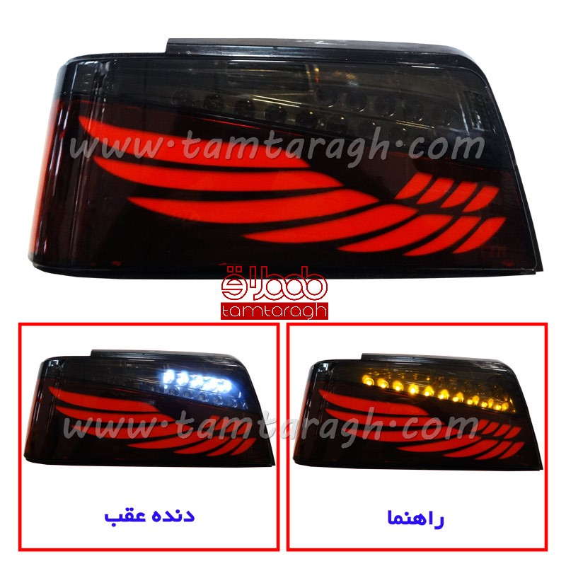 چراغ خطر اسپرت پژو 405 طرح بال عقاب