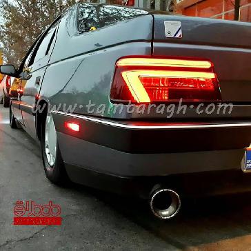 چراغ خطر اسپرت پژو 405 طرح سه بعدی لامپی