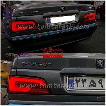 چراغ خطر اسپرت پژو پارس طرح اسپورتیج