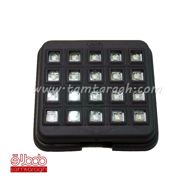 چراغ سقفی پراید کیت کامل فابریکی (20SMD)