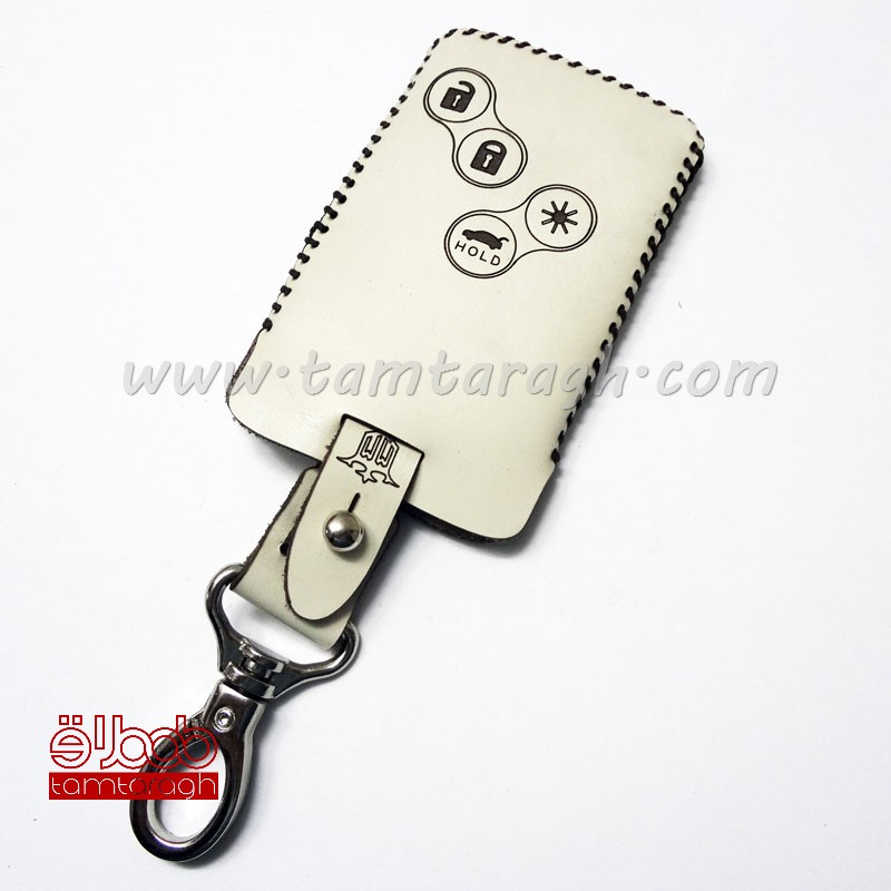 کاور ریموت چرم طبیعی رنو کپچر و فلوئنس 