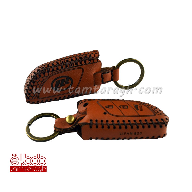 کاور چرم ریموت لیفان 820 (کی لس)