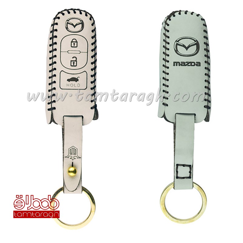 کاور چرم ریموت مزدا3 و مزدا6 (سه دکمه)
