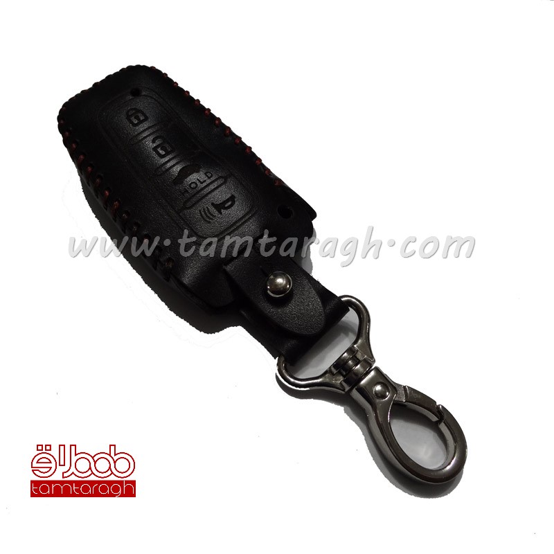 کاور چرم ریموت هیوندای جنسیس آزرا چهار دکمه کی لس