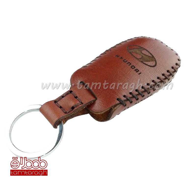 کاور چرم ریموت هیوندای چهار دکمه (کی لس)