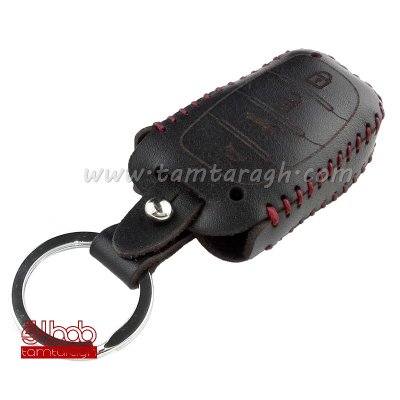 کاور چرم ریموت هیوندای چهار دکمه (کی لس)
