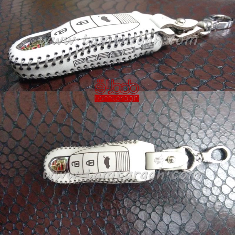 کاور چرم ریموت پورشه (کی لس)