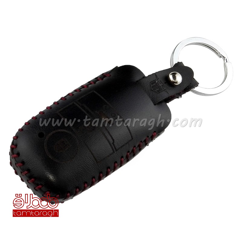 کاور چرم ریموت کیا سه دکمه گرد (کی لس)