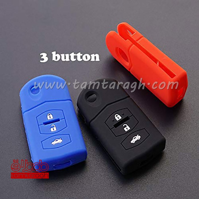 کاور ژله ای مزدا 3 تاشو (سه دکمه) 