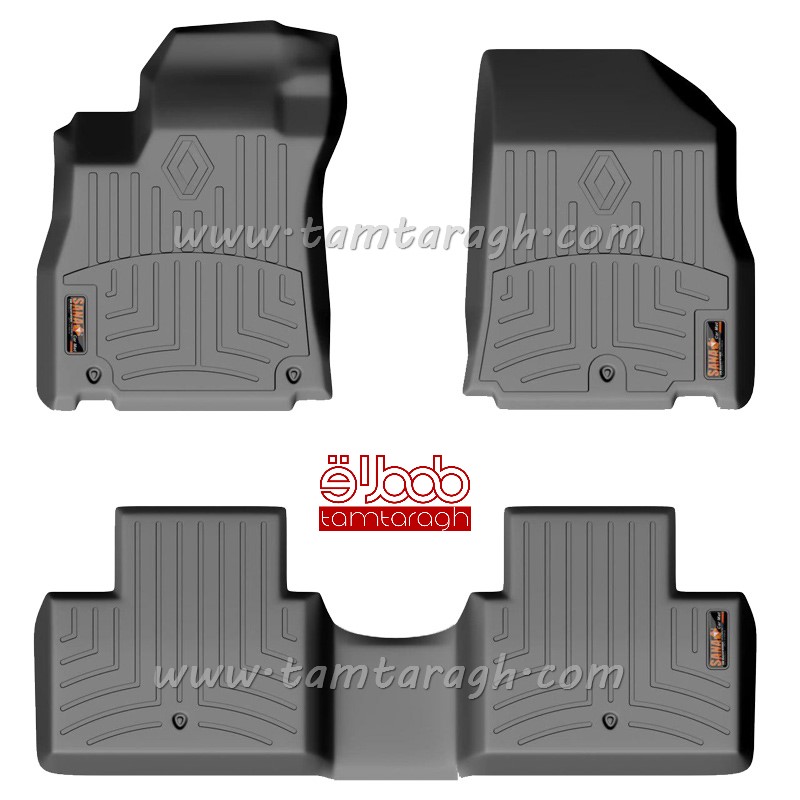 کفپوش سه بعدی رنو تلیسمان (برند سانا)