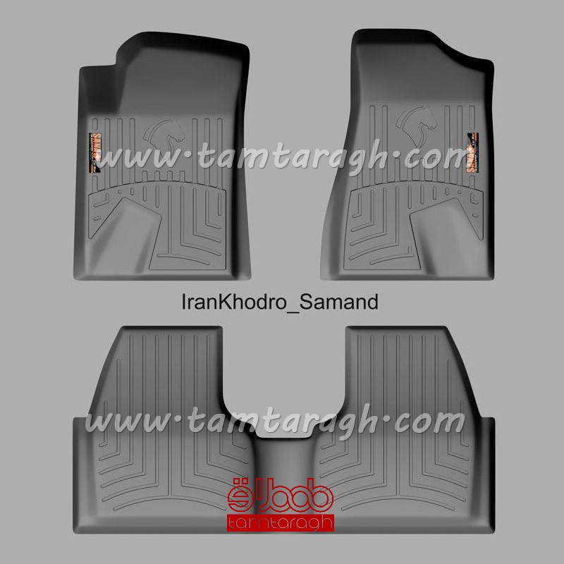 کفپوش سه بعدی سمند (برند سانا)