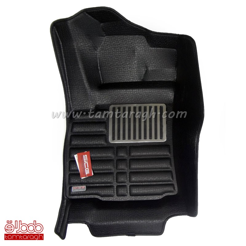 کفپوش سه بعدی فابریکی  تویوتا هایلوکس - چرم پوست ماری