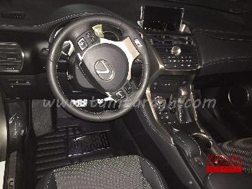 کفپوش سه بعدی فابریکی لکسوس NX300 - چرم پوست ماری