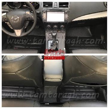 کفپوش سه بعدی فابریکی مزدا3  - چرم   پوست ماری