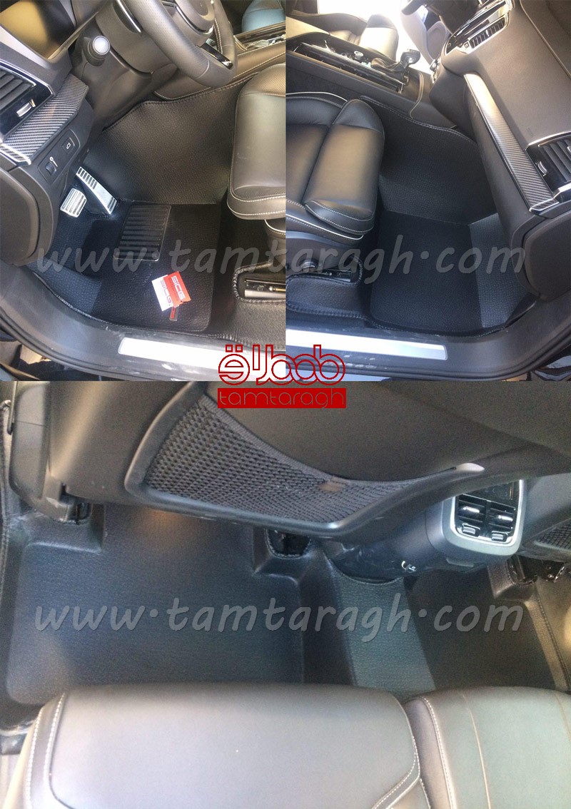 کفپوش سه بعدی فابریکی ولوو XC90 - چرم   پوست ماری