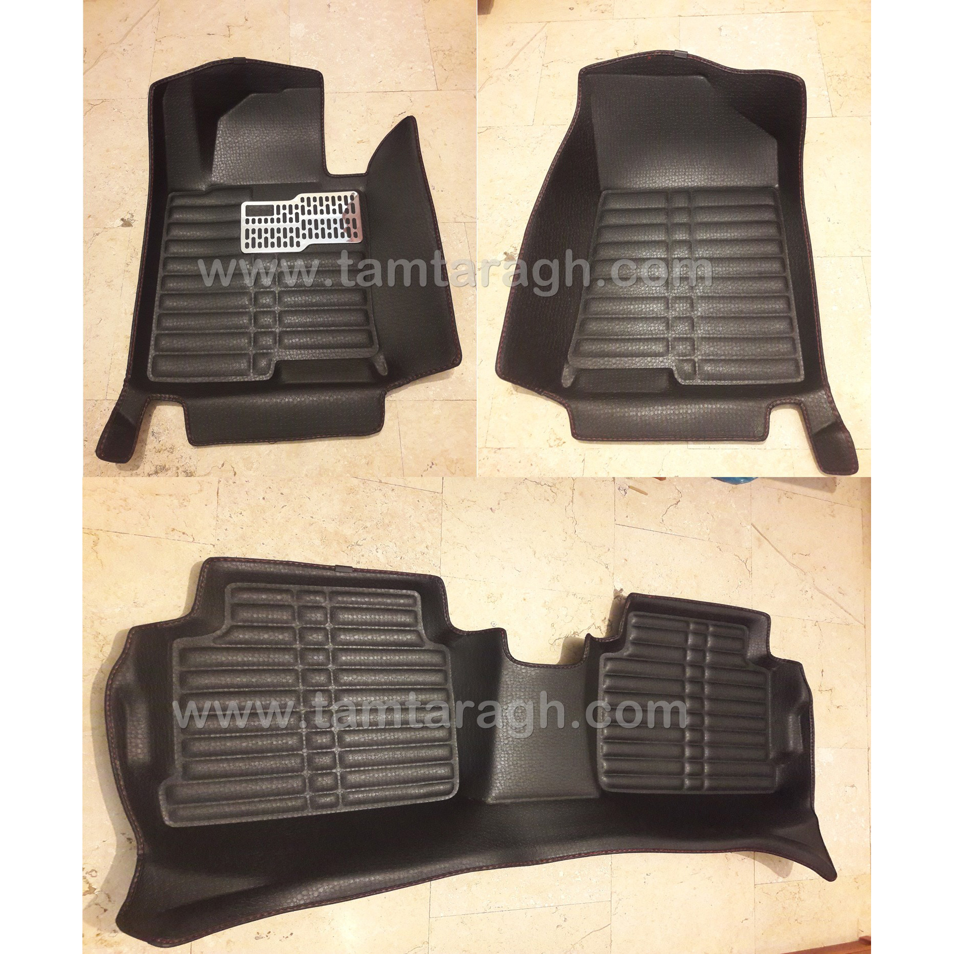 کفپوش سه بعدی فابریکی کیا اپتیما - چرم پوست   ماری