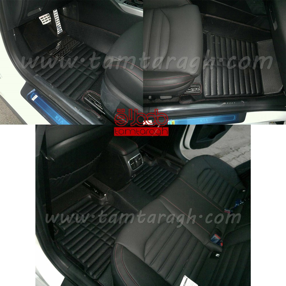 کفپوش سه بعدی فابریکی کیا اپتیما - چرم پوست   ماری