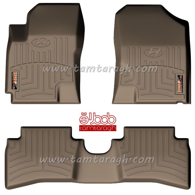 کفپوش سه بعدی هیوندای i20 (برند سانا)