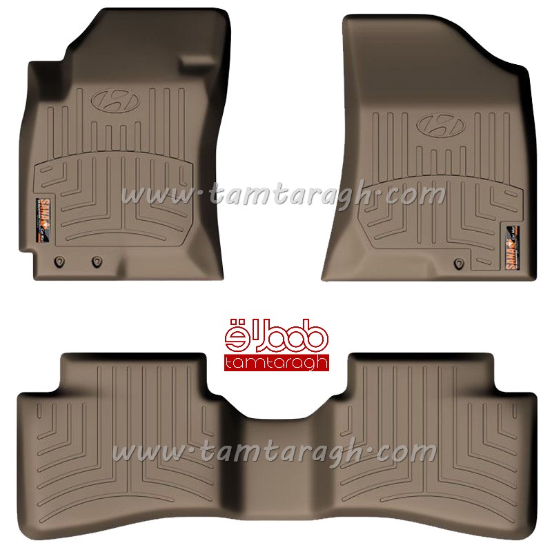 کفپوش سه بعدی هیوندای i30 (برند سانا)