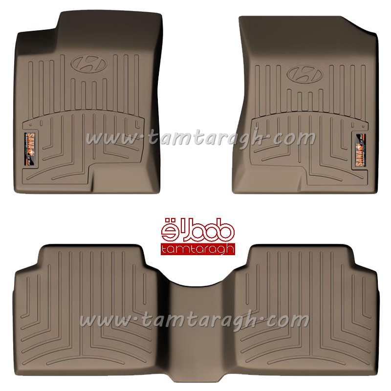 کفپوش سه بعدی هیوندای آزرا قدیم (برند سانا)