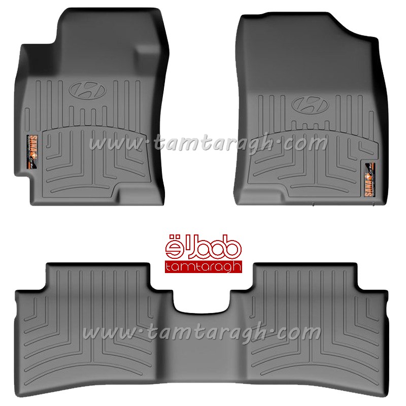 کفپوش سه بعدی هیوندای اکسنت (برند سانا)