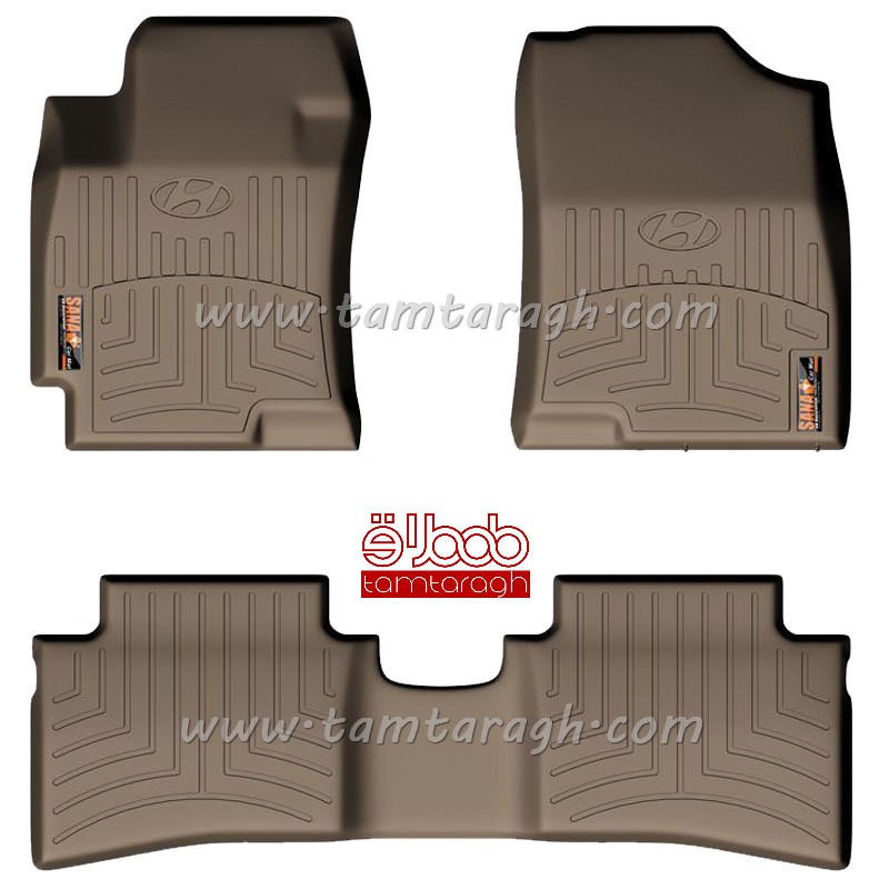 کفپوش سه بعدی هیوندای اکسنت (برند سانا)