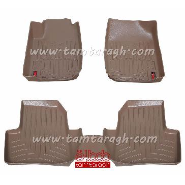 کفپوش سه بعدی پژو206 هاچ بک (برند سانا)