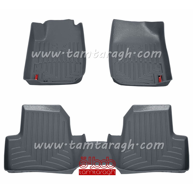 کفپوش سه بعدی پژو206 هاچ بک (برند سانا)