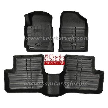 کفپوش سه بعدی چرمی BYD F3 برند بابل