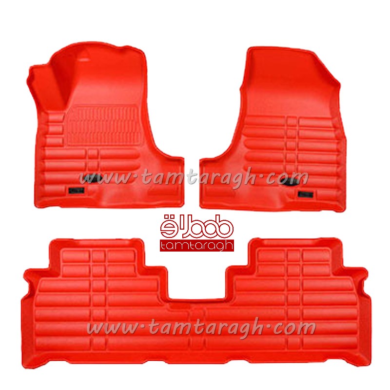 کفپوش سه بعدی چرمی BYD S6 برند بابل