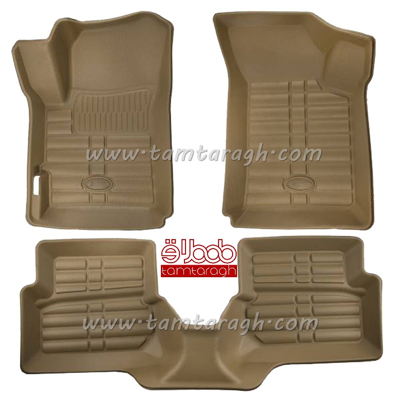 کفپوش سه بعدی چرمی برلیانس  H320 و H330 برند بابل