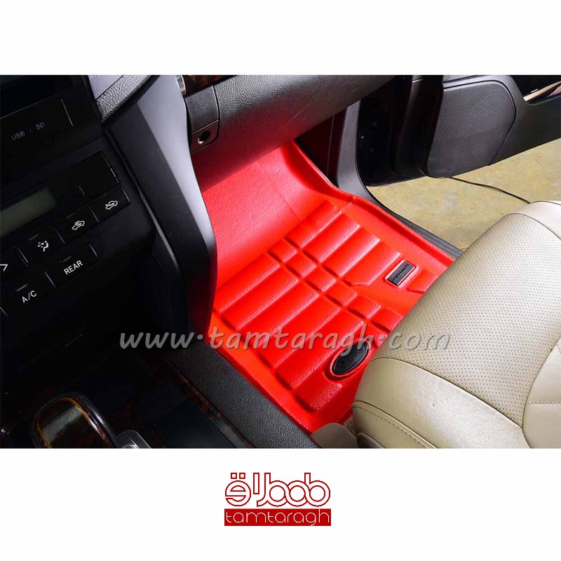 کفپوش سه بعدی چرمی تویوتا لندکروز برند بابل