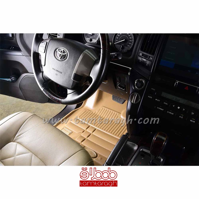 کفپوش سه بعدی چرمی تویوتا لندکروز برند بابل