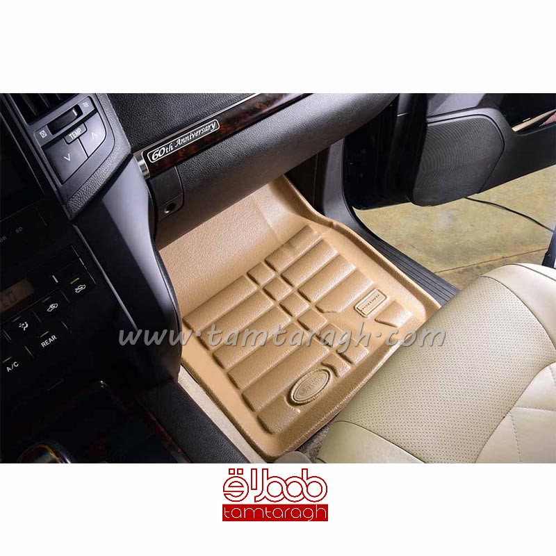 کفپوش سه بعدی چرمی تویوتا لندکروز برند بابل