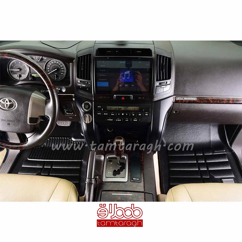 کفپوش سه بعدی چرمی تویوتا لندکروز برند بابل