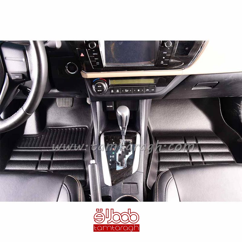کفپوش سه بعدی چرمی تویوتا کرولا برند بابل