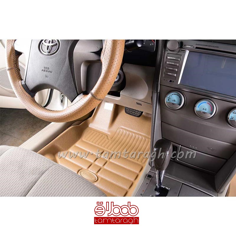 کفپوش سه بعدی چرمی تویوتا کمری برند بابل