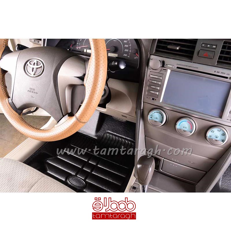 کفپوش سه بعدی چرمی تویوتا کمری برند بابل