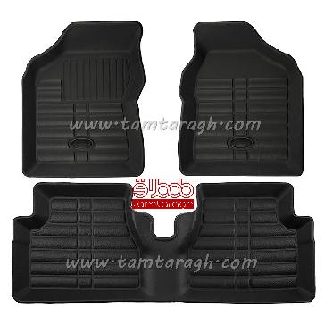 کفپوش سه بعدی چرمی تیبا برند بابل