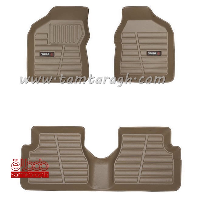 کفپوش سه بعدی چرمی تیبا و ساینا برند گیلان