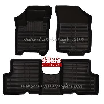 کفپوش سه بعدی چرمی رنو سیمبل برند بابل