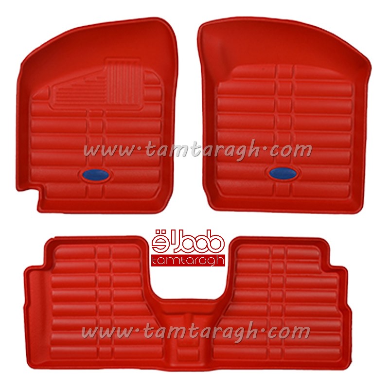 کفپوش سه بعدی چرمی پراید برند بابل