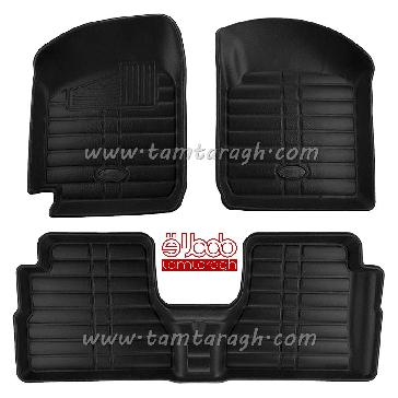 کفپوش سه بعدی چرمی پراید برند بابل