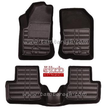 کفپوش سه بعدی چرمی پژو 2008 برند بابل