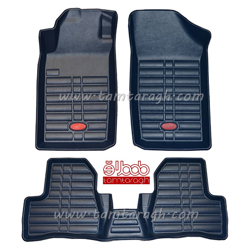 کفپوش سه بعدی چرمی پژو 206 برند بابل 