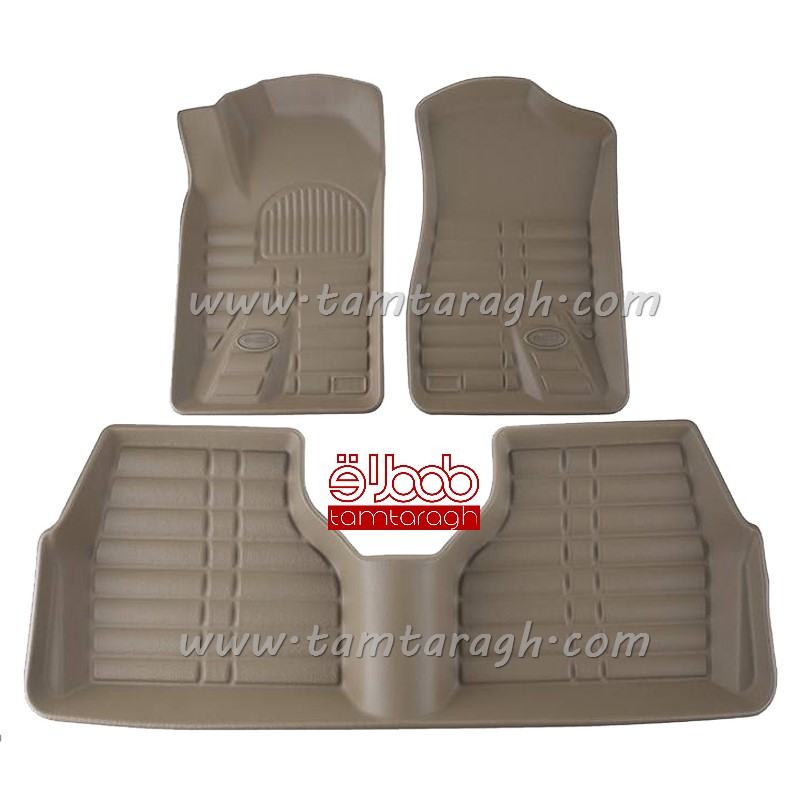 کفپوش سه بعدی چرمی پژو 405 برند بابل 