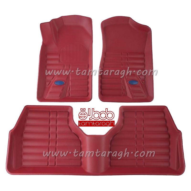 کفپوش سه بعدی چرمی پژو 405 برند بابل 