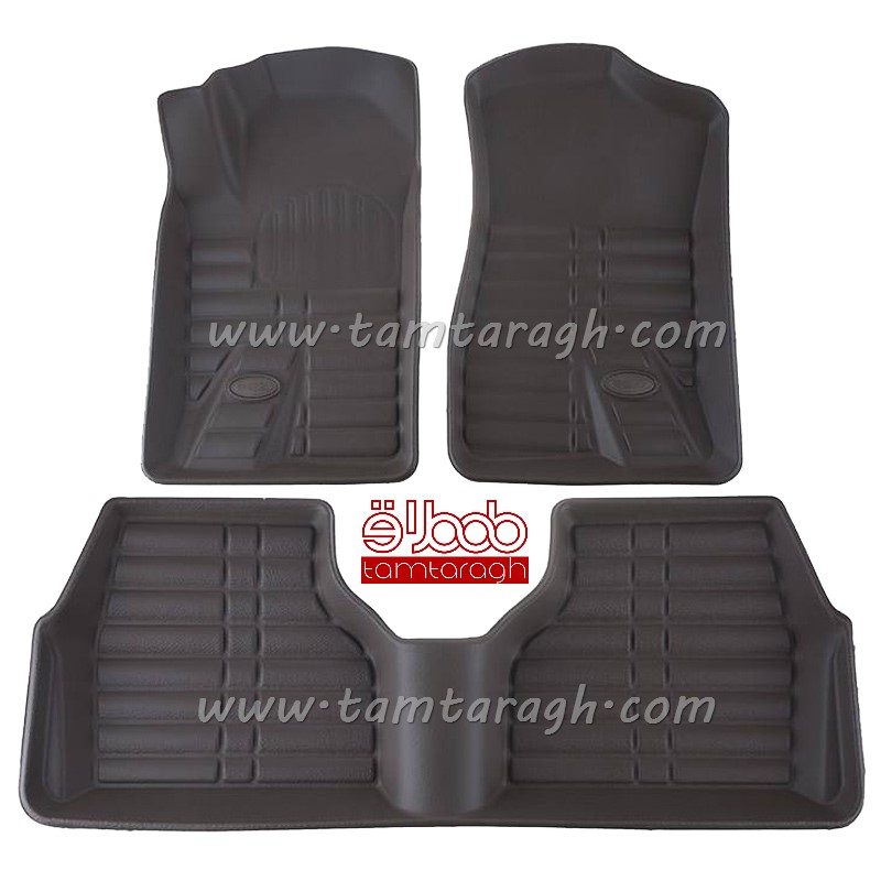 کفپوش سه بعدی چرمی پژو 405 برند بابل 