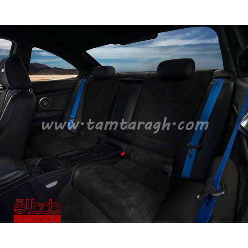 کمربند ایمنی رنگی اسپرت خودرو (رول سه متری)