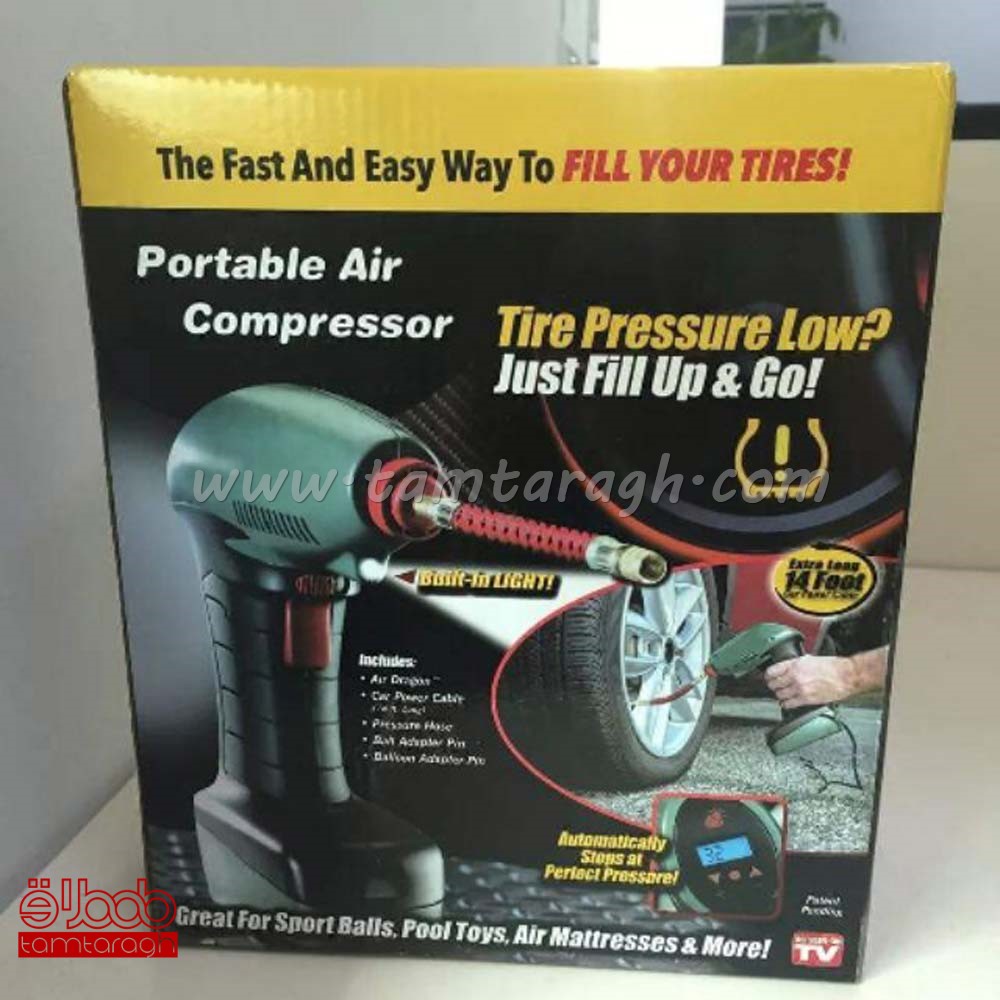 کمپرسور باد فندکی ماشین طرح Air Dragon (پمپ باد)